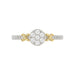 LADIES RING 0.33CT ROUND DIAMOND 10K YELLOW GOLD