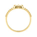 Classic 0.10Ct Round Diamond Ring In Yellow Gold  For Women