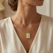 Elegant Ladies 0.20Ct Round Diamond �C Alphabet Fashion Pendant With Chain � 10K Yellow Gold