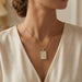 10K Yellow Gold letter 'G' Fashion Pendant With Chain - 0.20 CT Round Diamond Ladies Jewelry Gift