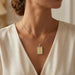 10K Yellow Gold letter 'K' Fashion Pendant With Chain - 0.20 CT Round Diamond Ladies Jewelry Gift