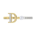 LADIES RING 0.10CT ROUND/PEARL DIAMOND 10K YELLOW GOLD