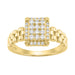0.50Ct Round Diamond Men’S Ring In 10K Yellow Gold Luxury Men’S Jewelry