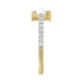 Women�S 10K Yellow Gold Letter �N� Diamond & Pearl Ring 0.10Ct Round Diamond Fine Jewelry