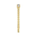 Ladies 10K Yellow Gold Diamond Fashion Ring 0.16 Ct Round & Baguette Diamond Jewelry