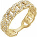 Ladies Natural Diamond Stackable Link Ring (I1, G-H) — 14K Yellow Gold