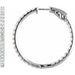 Ladies Natural Diamond Inside-Outside 51 mm Hinged Hoop Earrings (I1, H+) — 14K White Gold