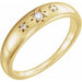 Ladies Natural Diamond Star Ring (I1, G-H) — 14K Yellow Gold