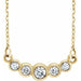 Ladies Natural Diamond Necklace (I1, G-H) — 14K Yellow Gold