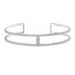Ladies Natural Diamond Cuff Bracelet (I1, H+) — 14K White Gold