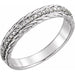 Ladies 14K Yellow Natural Diamond Rope Ring (I1, G-H) — Sterling Silver