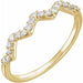 Ladies Natural Diamond Stackable Ring (I1, G-H) — 14K Yellow Gold