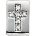 Ladies Natural Diamond Cross Slide Pendant (Si1, G-H) — 14K White Gold