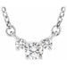 Ladies Natural Diamond Necklace (I1, G-H) — 14K White Gold
