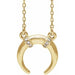 Ladies Natural Diamond Necklace (I1, G-H) — 14K Yellow Gold
