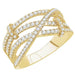 Ladies Natural Diamond Ring (I1, H+) — 14K Yellow Gold