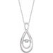 Ladies Natural Mystara Diamond® Necklace (I1, H+) — 14K White Gold