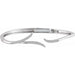 Ladies Natural Diamond Hinged Cuff Bracelet (I1, H+) — 14K White Gold