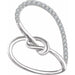 Ladies Natural Diamond Heart Pendant (I2, H+) — Sterling Silver