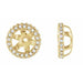 Ladies Natural Diamond Earring Jackets — 14K Yellow Gold