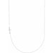 Ladies Natural Diamond Off-Center Sideways Cross Necklace (I1, G-H) — Sterling Silver