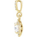 Lab-Grown Diamond Halo-Style Pendant - Style 86679