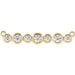 Ladies Natural Diamond Necklace Center (I1, G-H) — 14K Yellow Gold