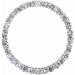 Ladies Natural Diamond Circle Pendant — Platinum