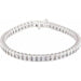 Ladies Natural Diamond Line Bracelet (Si1, G-H) — 18K White Gold
