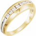 Ladies 14K Yellow/ Natural Diamond Ring (I1, G-H) — 14K Yellow/White Gold
