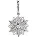 Ladies Natural Diamond Charm/Pendant (I2, G-H) — Sterling Silver
