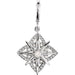 Ladies Natural Diamond Charm/Pendant (I2, G-H) — Sterling Silver