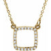Ladies Natural Diamond Necklace (I1, G-H) — 14K Yellow Gold