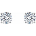 Lab-Grown Diamond Round 4-Prong Cocktail-Style Stud Earrings - Style 688850