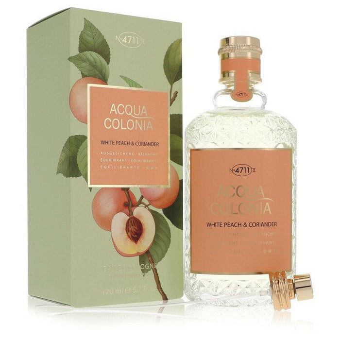 4711 Acqua Colonia White Peach & Coriander Eau De Cologne Spray (Unisex) By 4711 - 5.7 oz