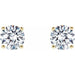 Lab-Grown Diamond Round 4-Prong Cocktail-Style Stud Earrings - Style 688850