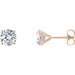 Lab-Grown Diamond Round 4-Prong Cocktail-Style Stud Earrings - Style 688850