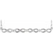 Ladies Natural Diamond Infinity-Inspired Bar Necklace (I1, G-H) — Sterling Silver