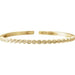 Ladies Natural Diamond Stackable Bangle Bracelet (I1, H+) — 14K Yellow Gold
