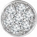 Ladies Natural Diamond Pavé-Style Slide Pendant (I1, H+) — 14K White Gold