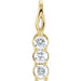 Lab-Grown Diamond Three-Stone Pendant - Style 85982