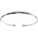 Ladies Natural Diamond Hinged Cuff Bracelet (I1, H+) — 14K White Gold