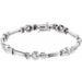 Ladies Natural Diamond 7 1/ Bracelet (I1, G-H) — 14K White Gold