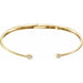Ladies Natural Diamond Hinged Cuff Bracelet (I1, H+) — 14K Yellow Gold
