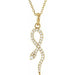 Ladies Natural Diamond Necklace (I1, G-H) — 14K Yellow Gold