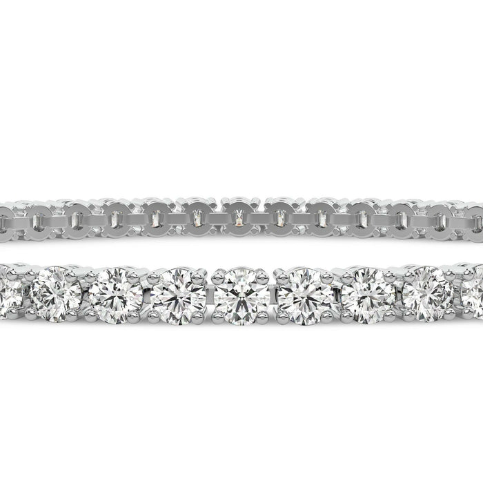 4 Prong Round Tennis Bracelet - Platinum, 15.00 CT (12600)