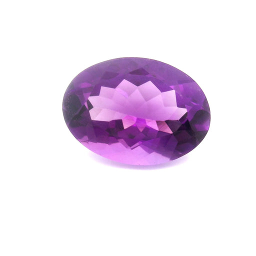 5.59ct Oval Natural Amethyst (Colour Purple, Clarity Eye Clean, Cut Faceted)