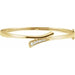 Ladies Natural Diamond 6 1/ Bangle Bracelet (I1, G-H) — 14K Yellow Gold
