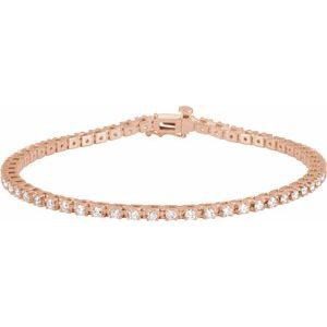 Lab-Grown Diamond Line Bracelet - Style 67397