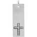 Ladies Natural Diamond Bar Cross Pendant (I1, G-H) — Sterling Silver